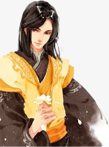 黄子男子温柔古风手绘png免抠素材_88icon https://88icon.com 古风 手绘 温柔 男子