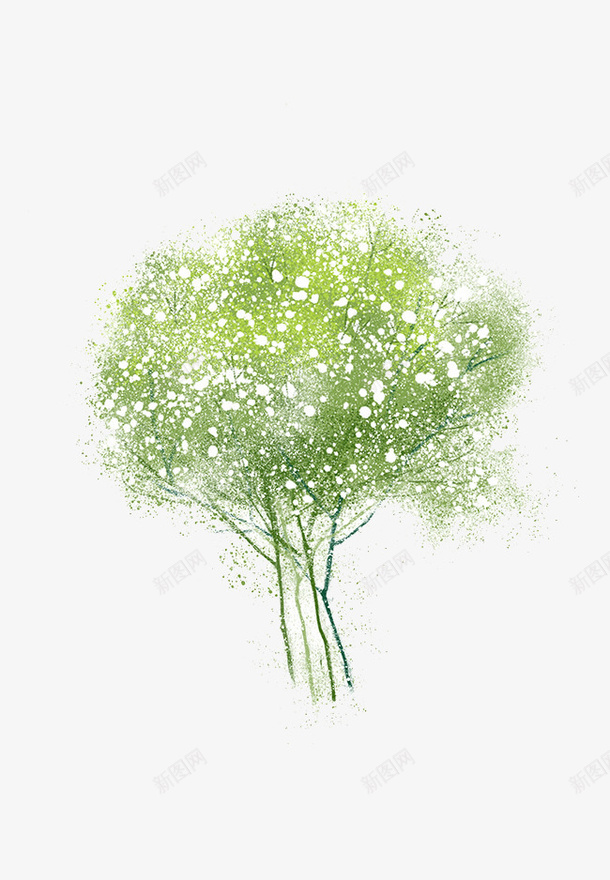 手绘鲜花花卉png免抠素材_88icon https://88icon.com 卡通 手绘 手绘插画 插画素材 水彩