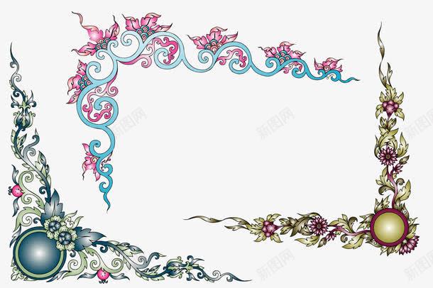 欧式唯美花纹背景png免抠素材_88icon https://88icon.com 唯美 欧式 素材 背景 花纹