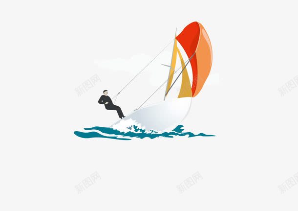 创意海上冲浪标志扁平化png免抠素材_88icon https://88icon.com 创意 标志矢量扁平化素材 海上冲浪