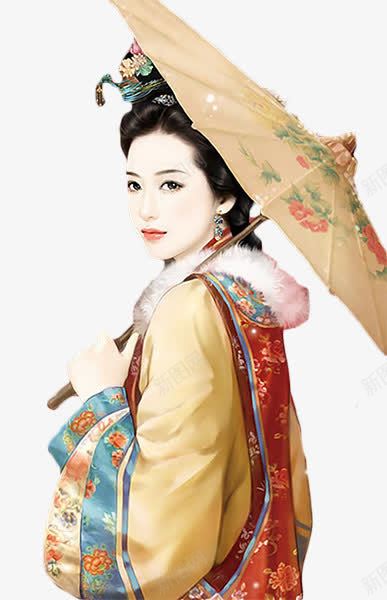 花折伞江南手绘古风png免抠素材_88icon https://88icon.com 古风 手绘 折伞 江南