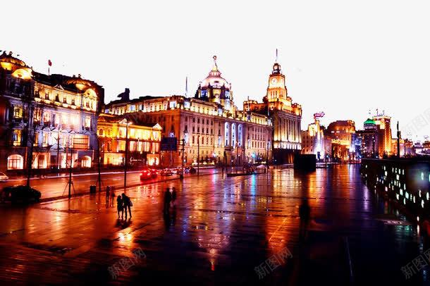 上海城市夜景二png免抠素材_88icon https://88icon.com 名胜古迹 旅游风景 著名建筑