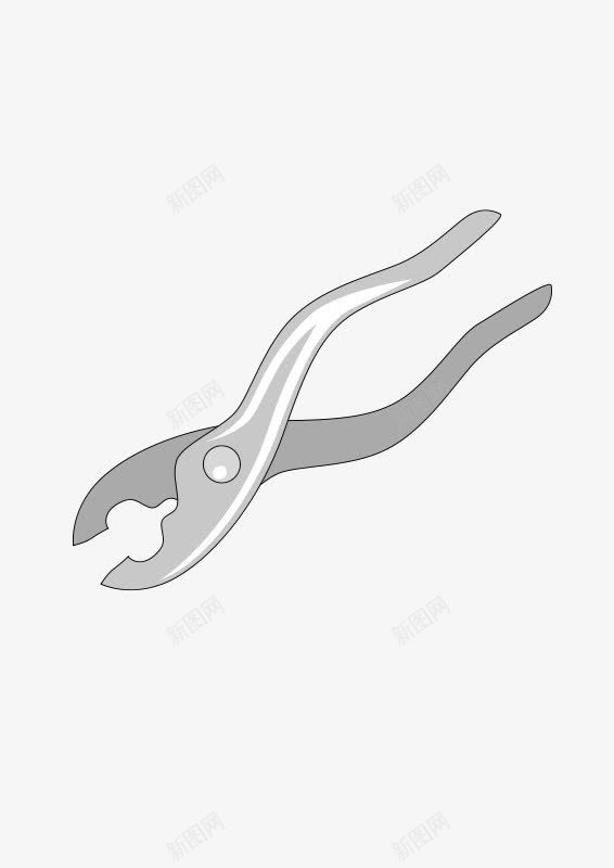灰色的卡通小钳子png免抠素材_88icon https://88icon.com 卡通 小钳子 灰色 钳子