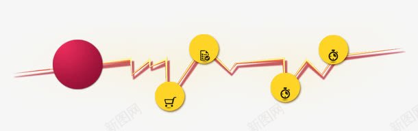 增长波形线条png免抠素材_88icon https://88icon.com 圆形 波段 箭头 线条