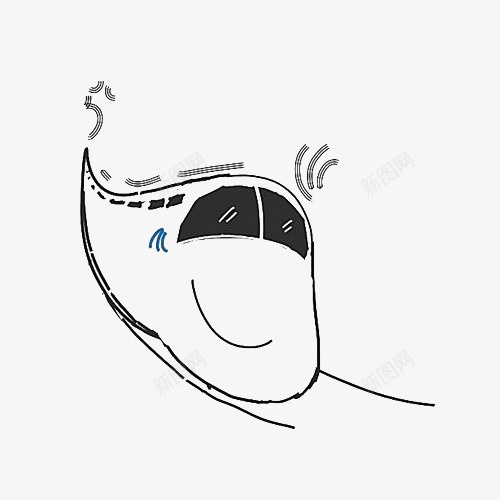 卡通高铁手绘png免抠素材_88icon https://88icon.com 卡通图 手绘卡通 手绘高铁 简易高铁手绘 绘画 铁路发展 高铁