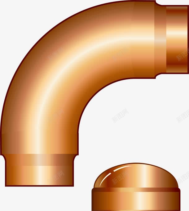 管道元素png免抠素材_88icon https://88icon.com png 元素 卡通 古铜色 地下管道 水管