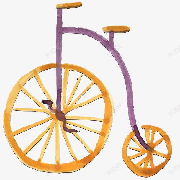 卡通自行车png免抠素材_88icon https://88icon.com 卡通 洋车子 自行车