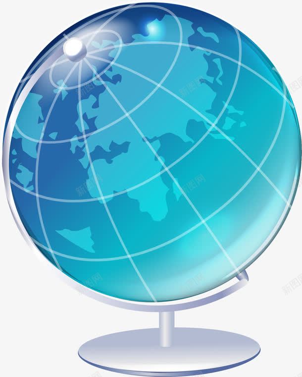 立体地球仪png免抠素材_88icon https://88icon.com 地球仪 地球仪矢量 立体