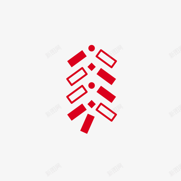 红色鞭炮png免抠素材_88icon https://88icon.com png图形 png装饰 手绘 红色 装饰 鞭炮