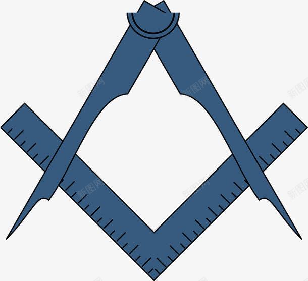 测量工具png免抠素材_88icon https://88icon.com 工具 工程 手绘 蓝色