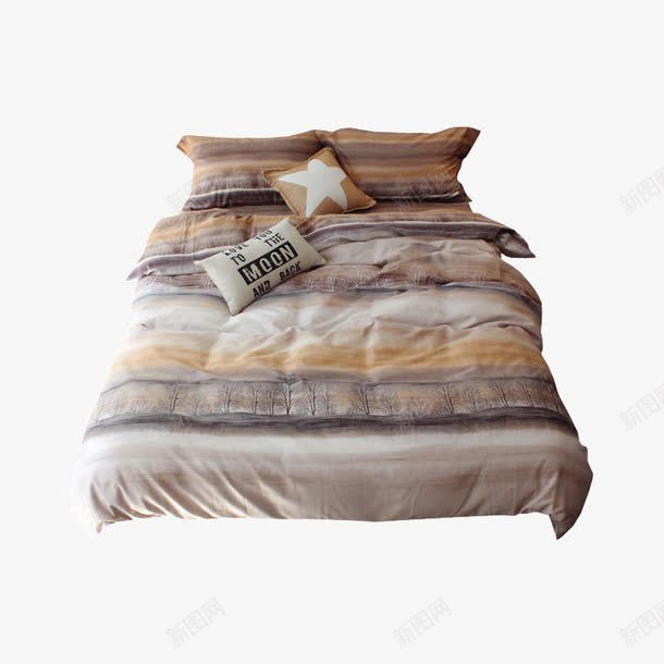 全棉保暖加厚四件套png免抠素材_88icon https://88icon.com 加绒四件套