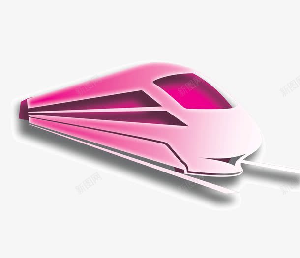 红色的动车png免抠素材_88icon https://88icon.com 动车 彩绘 红色