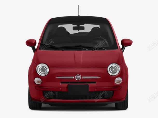 FIAT座驾png免抠素材_88icon https://88icon.com 产品实物 代步 红色车身 菲亚特轿车 黑色车轮