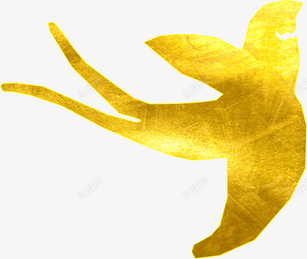 燕子剪影png免抠素材_88icon https://88icon.com 动物 燕子 金燕 金色