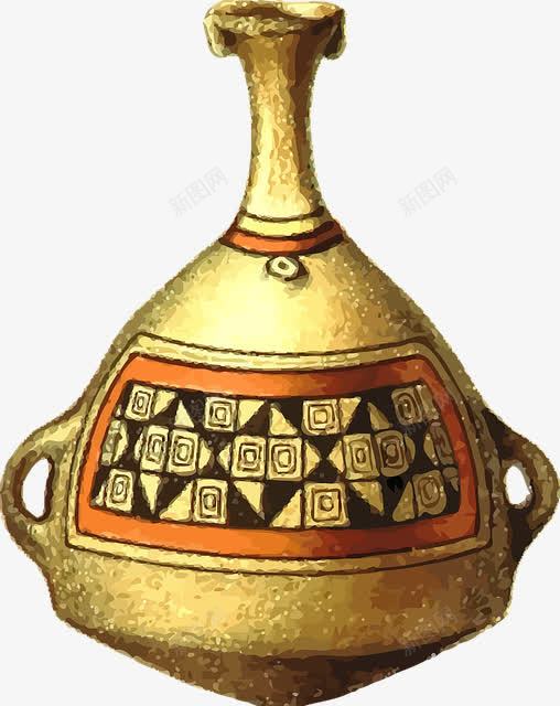 古文物png免抠素材_88icon https://88icon.com 古代 器皿 复古 容器 水瓶