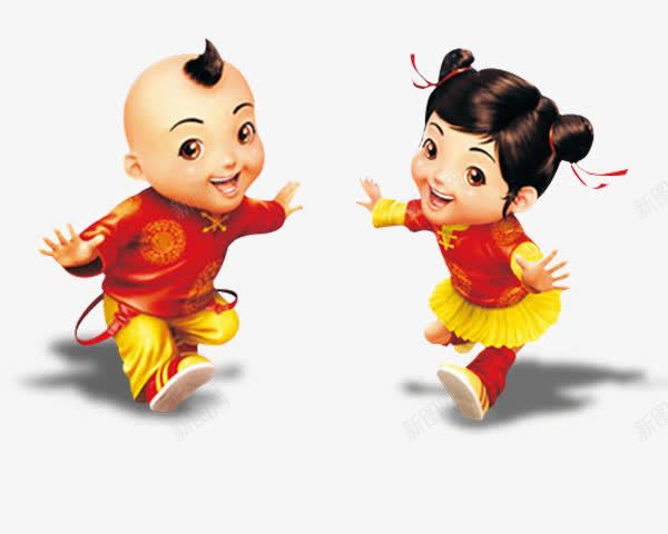 春节新年儿童男童女童png免抠素材_88icon https://88icon.com 儿童 女童 新年 春节 男童 素材
