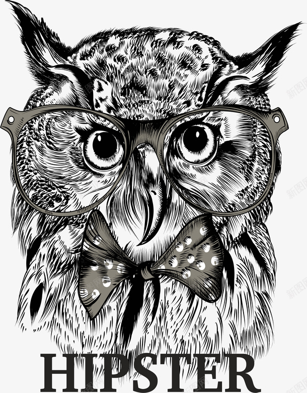 素描手绘眼镜猫头鹰矢量图eps免抠素材_88icon https://88icon.com 手绘猫头鹰 猫头鹰 眼镜猫头鹰 矢量png 素描猫头鹰 蝴蝶结猫头鹰 矢量图