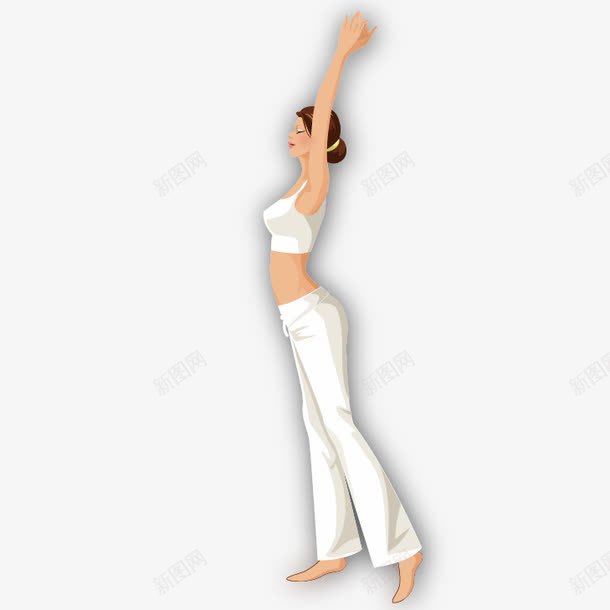 时尚生活运动美女png免抠素材_88icon https://88icon.com 人物 健身 女性 瑜伽 运动
