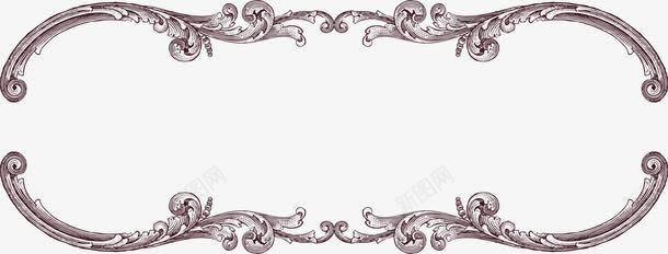 唯美花纹边框png免抠素材_88icon https://88icon.com 花纹 边框