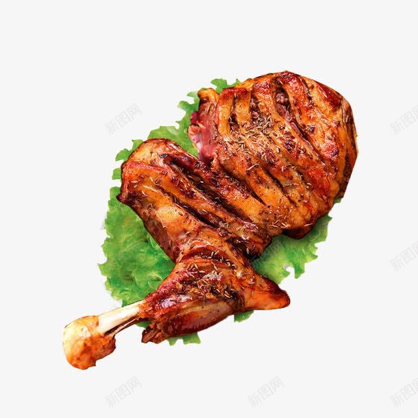 烤肉png免抠素材_88icon https://88icon.com 产品实物 烤全腿 烤肉 美味酥香 腿