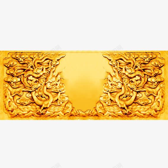 金色浮雕png免抠素材_88icon https://88icon.com 浮雕 艺术 金色 龙