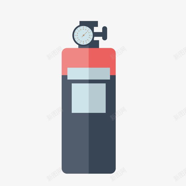 压力瓶png免抠素材_88icon https://88icon.com 压力瓶 液化石油气瓶 黑色