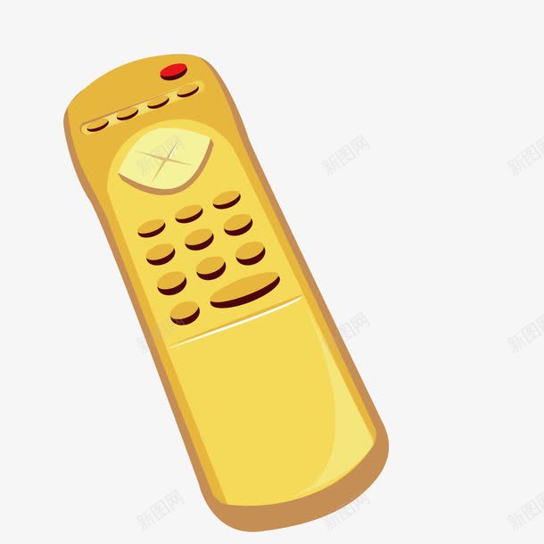 金色遥控器png免抠素材_88icon https://88icon.com 图案 遥控器 金色