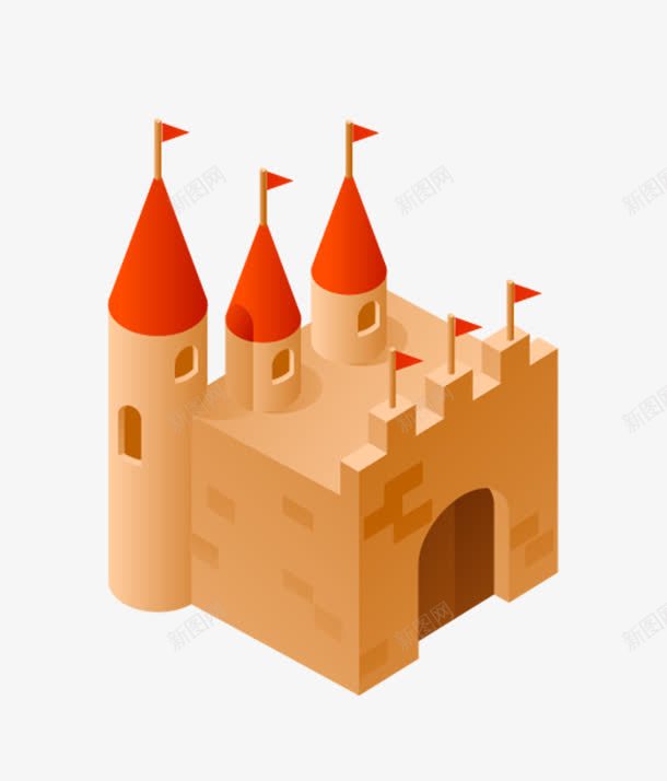 玩具png免抠素材_88icon https://88icon.com 卡通 城堡 玩具 装饰