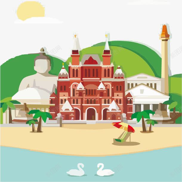 泰国旅游风景png免抠素材_88icon https://88icon.com 建筑 旅游 泰国 矢量素材 著名 风景