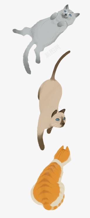 手绘猫png免抠素材_88icon https://88icon.com 创意动物图 动物 手绘猫图