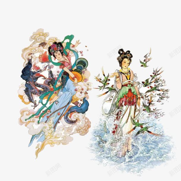 古典美女png免抠素材_88icon https://88icon.com 古典美人 神仙 美女 美女神仙