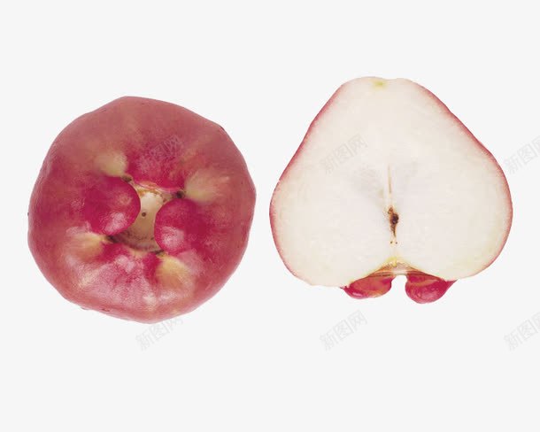 切开的莲雾png免抠素材_88icon https://88icon.com png素材 产品实物 天桃 水果 红色 食物