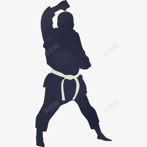 功夫人物剪影png免抠素材_88icon https://88icon.com 人物剪影 卡通人物 手绘人物