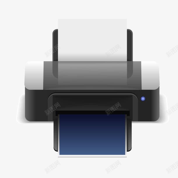 卡通打印机矢量图ai免抠素材_88icon https://88icon.com 办公用品 卡通 商务 打印机 电子产品 矢量图