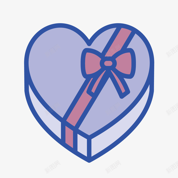 浪漫礼盒矢量图ai免抠素材_88icon https://88icon.com 卡通设计 平面设计 情人节 手绘设计 矢量文件 礼盒 蝴蝶结 矢量图
