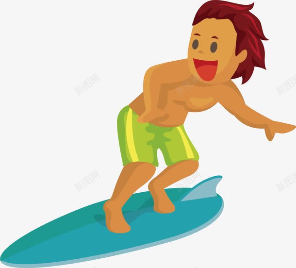 男孩冲浪png免抠素材_88icon https://88icon.com 冲浪 卡通 手绘 男孩