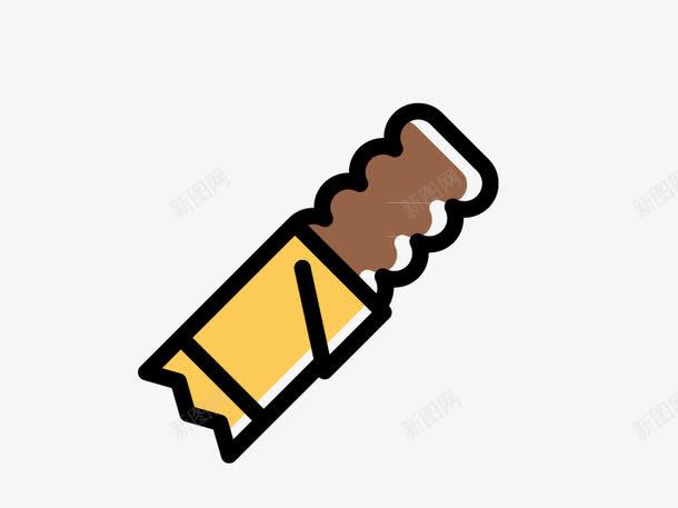 蛋卷卡通png免抠素材_88icon https://88icon.com 卡通素材 矢量卡通 蛋卷 食物