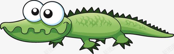 卡通大眼绿色鳄鱼图案png免抠素材_88icon https://88icon.com 卡通 图案 大眼 绿色 鳄鱼