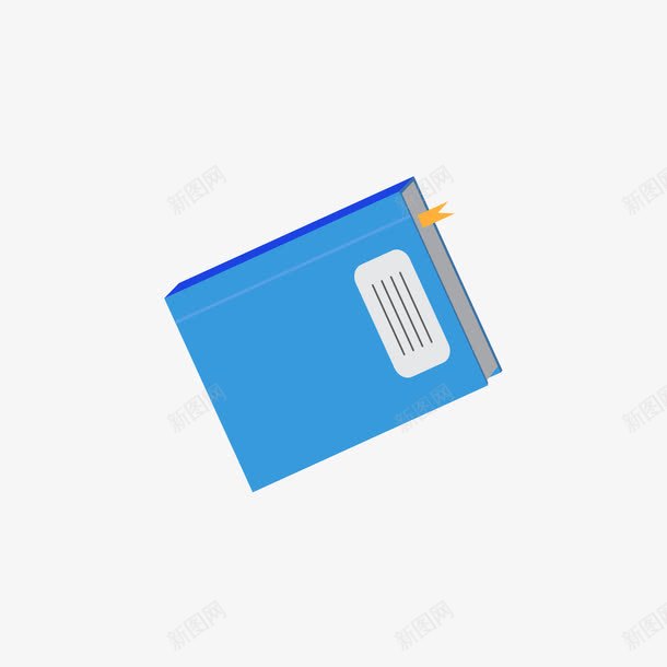 蓝色的笔记本png免抠素材_88icon https://88icon.com 日用 灰色 笔记本 蓝色 蓝色笔记本