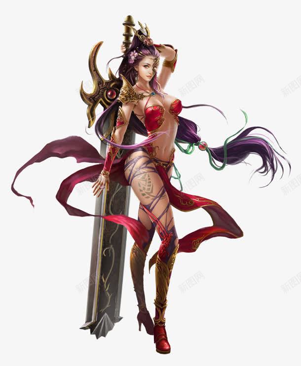 手持大刀勇猛女战士png免抠素材_88icon https://88icon.com 勇猛 大刀 战士 手持