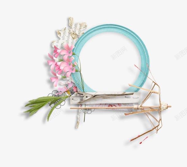 可爱唯美圆形边框png免抠素材_88icon https://88icon.com 可爱 可爱边框 圆形 圆形边框 边框