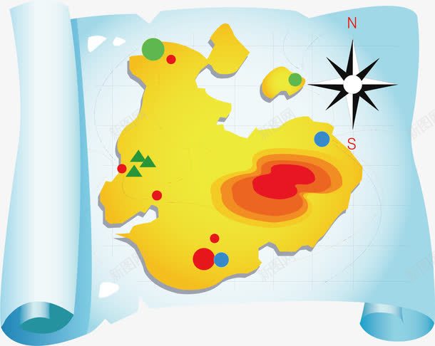 旅行路线图卡通手绘png免抠素材_88icon https://88icon.com 卡通 手绘 旅行 路线图