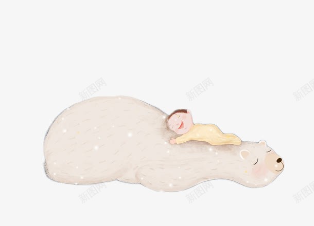 儿童和熊png免抠素材_88icon https://88icon.com 动物 和谐 孩子 自然