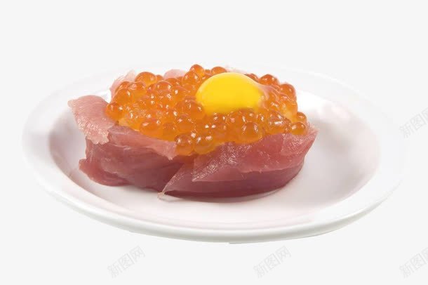 白色盘子里的生鱼片png免抠素材_88icon https://88icon.com 实物 生鱼片 白色 盘子