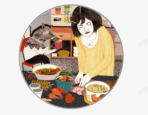 美食文化节元素png免抠素材_88icon https://88icon.com 中餐 传承 传承与创新 卡通人物 美食文化节元素