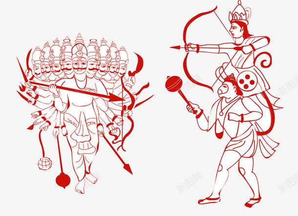 古代希腊神话战争png免抠素材_88icon https://88icon.com 千手 古代士兵 希腊神话 希腊神话人物 弓箭
