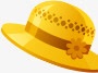 卡通草帽png免抠素材_88icon https://88icon.com 头饰 帽子 花帽 草帽