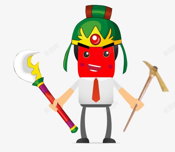 关公大刀psd免抠素材_88icon https://88icon.com PPT 关公 关公刀 卡通 搞笑