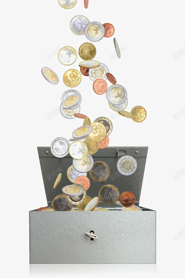 飘洒的硬币png免抠素材_88icon https://88icon.com 商务 投资 理财 硬币 财富 货币 金融 钱 飘洒的硬币