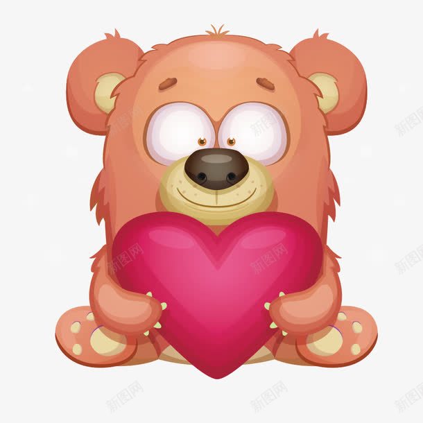 卡通动物怪兽png免抠素材_88icon https://88icon.com 卡通人物 可爱怪兽 爱心